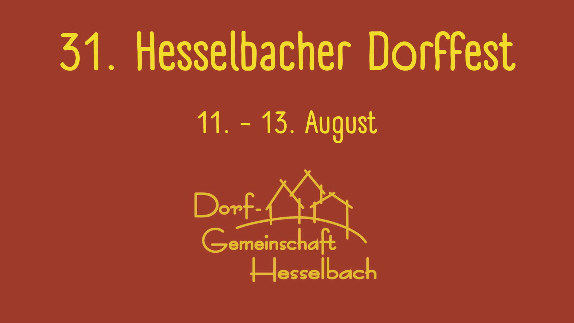 31. Hesselbacher Dorffest
